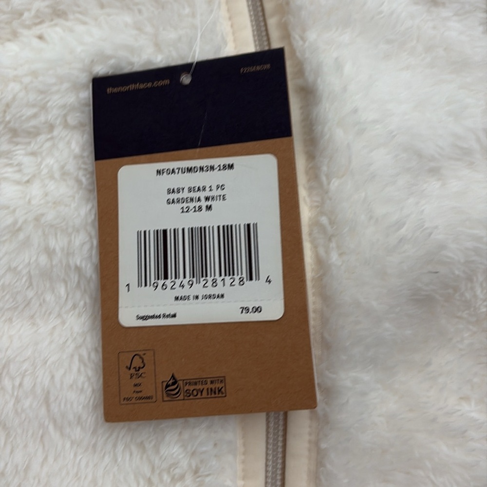 The North Face baby winter one piece suit. Size 12-18 months - Picture 3 of 6